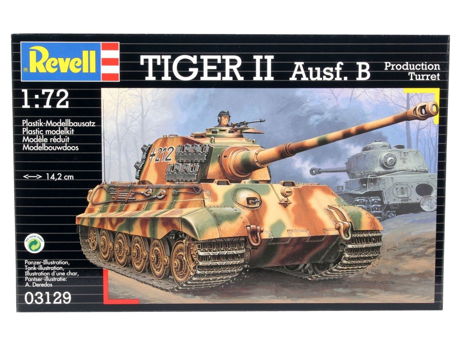 Revell 03129 1/72 Tiger II Ausf. B