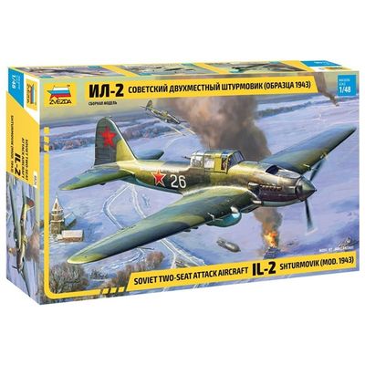 Zvezda 4826 1/48 Il-2 Stormovik Mod.1943