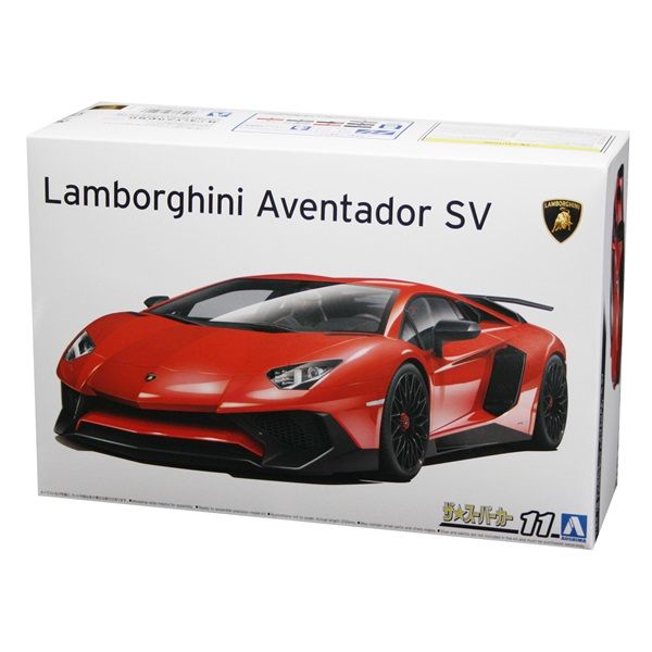 Aoshima 06120 1/24 Lamborghini Aventador Sv 2015