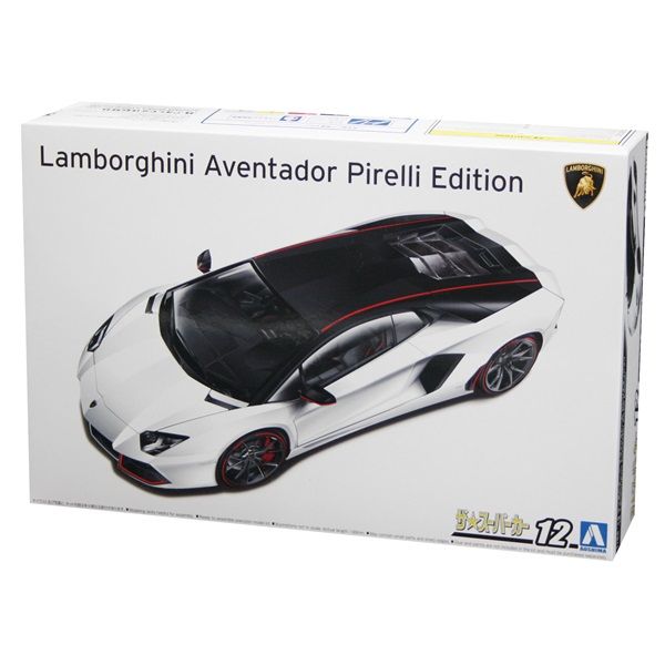 Aoshima 06121 1/24 ’14 Lamborghini Aventador Pirelli Edition