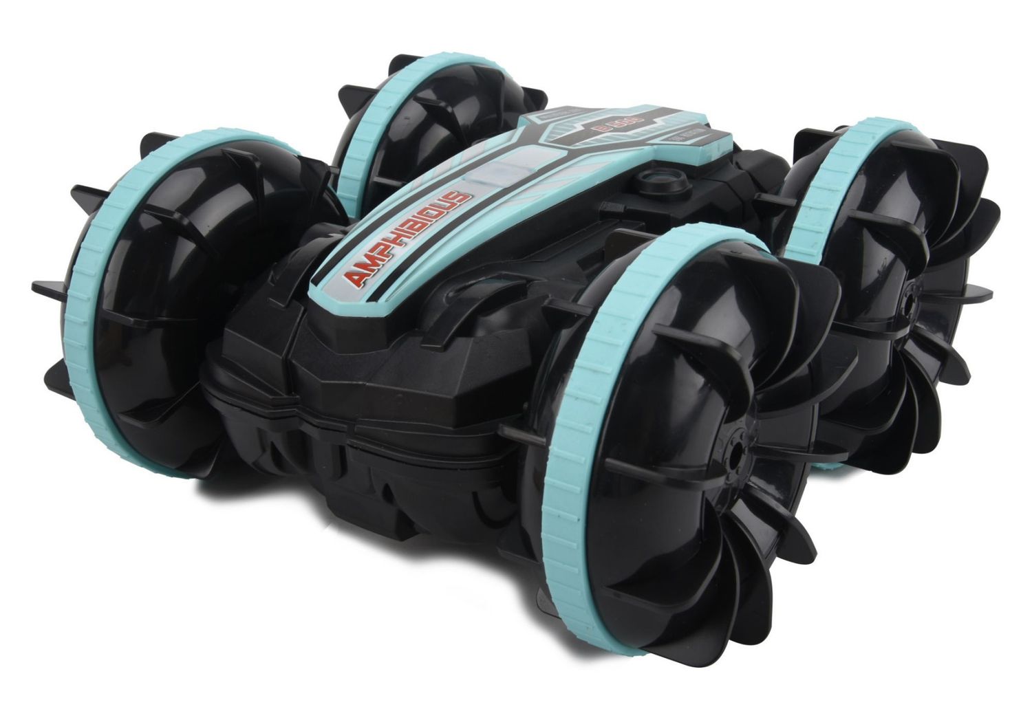 R/C Amphibious Stunt Car with Battery &amp; USB Charger (15cm Long)