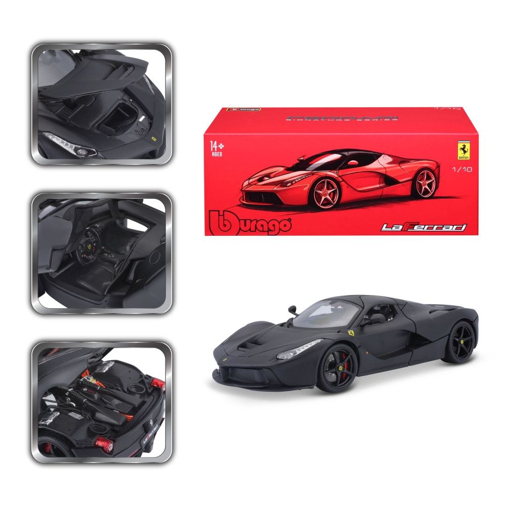 Bburago 1/18 Ferrari LaFerrari - Signature - Matt Black