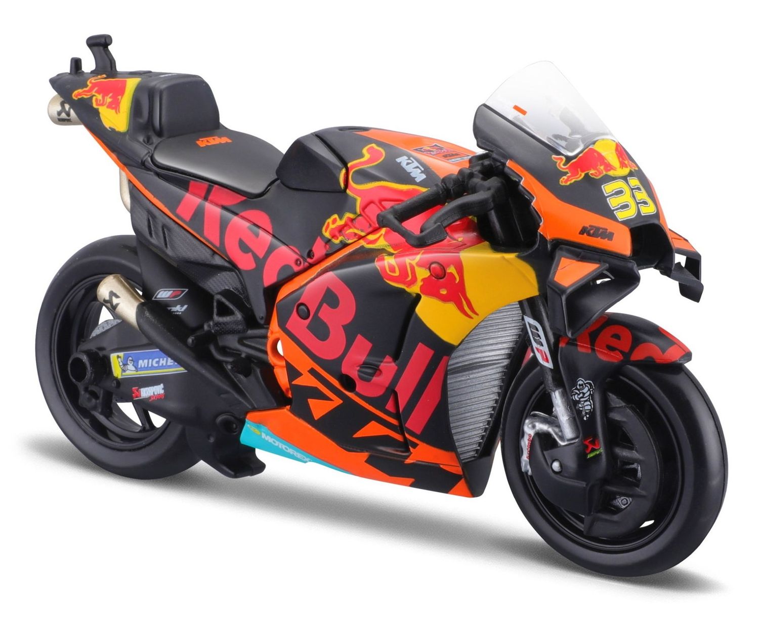 Maisto 1/18 Red Bull KTM RC16 (KTM Factory Racing) MotoGP 2021 - #33 Brad Binder