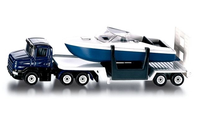Siku Low Loader with Boat