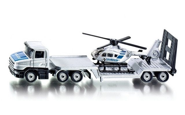 Siku Low Loader with Helicopter
