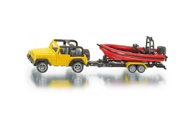 Siku Jeep with Boat