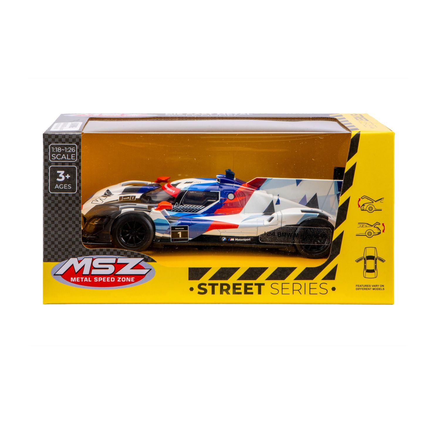 MSZ 1/24 BMW M Hybrid V8 (20cm Long) - White