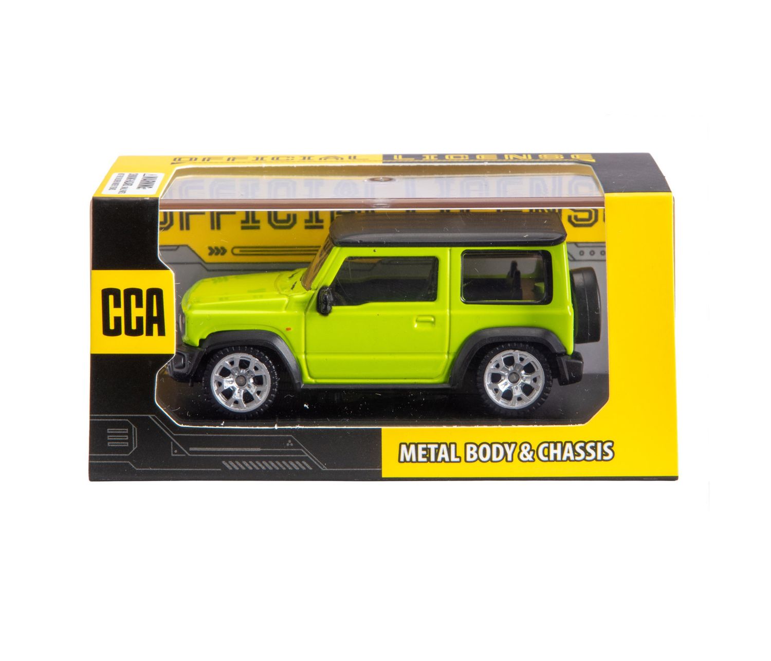 MSZ CCA 1/48 Suzuki Jimny 2018 (7.5cm Long) - Green (with collectors hard case)