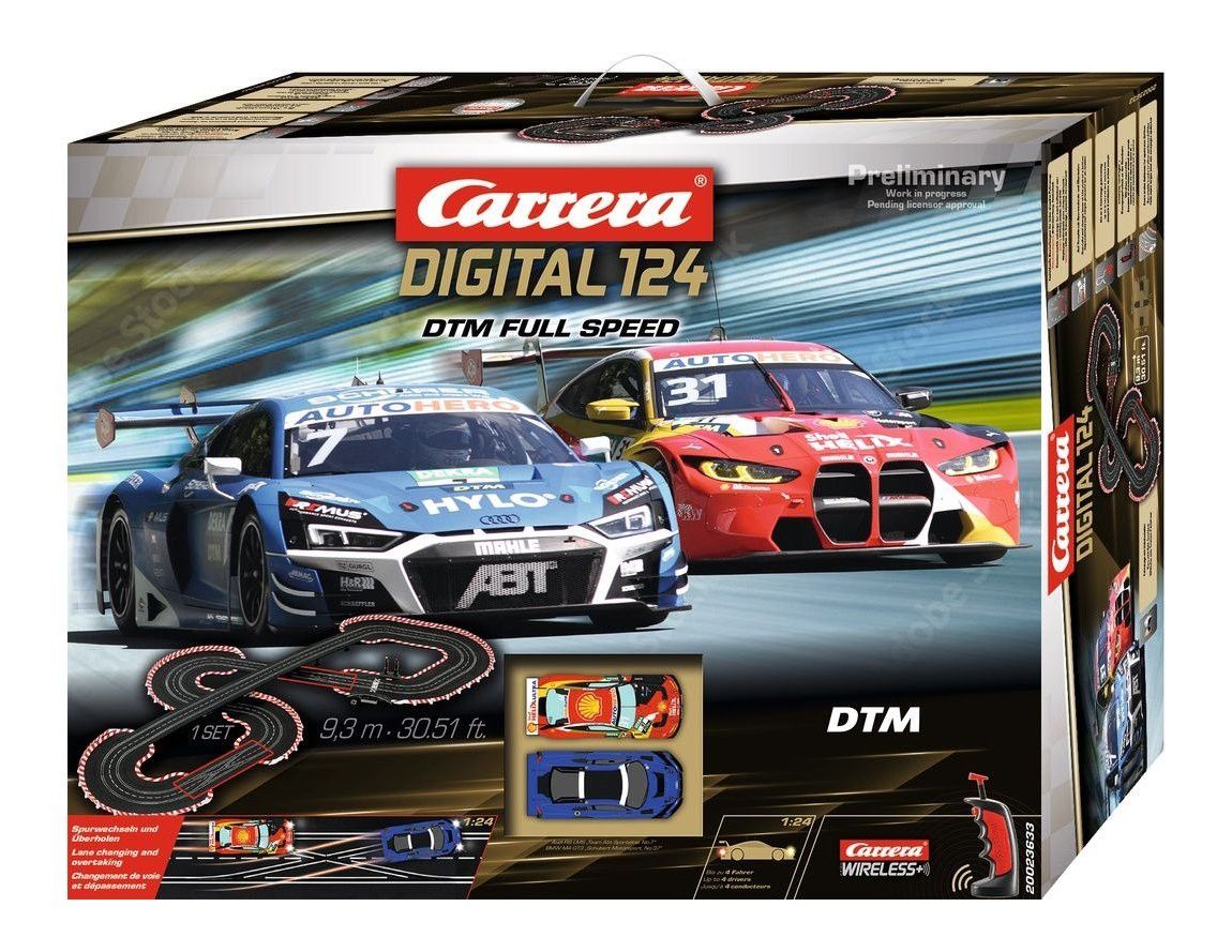 Carrera DIGITAL 1/24 - DTM Full Speed Wireless Set 9.3m