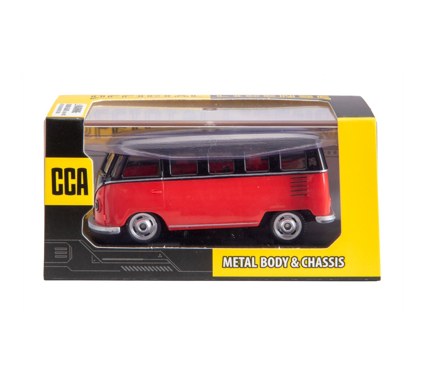 MSZ CCA 1/56 Volkswagen T1 Van (7.5cm Long) - Red (with collectors hard case)
