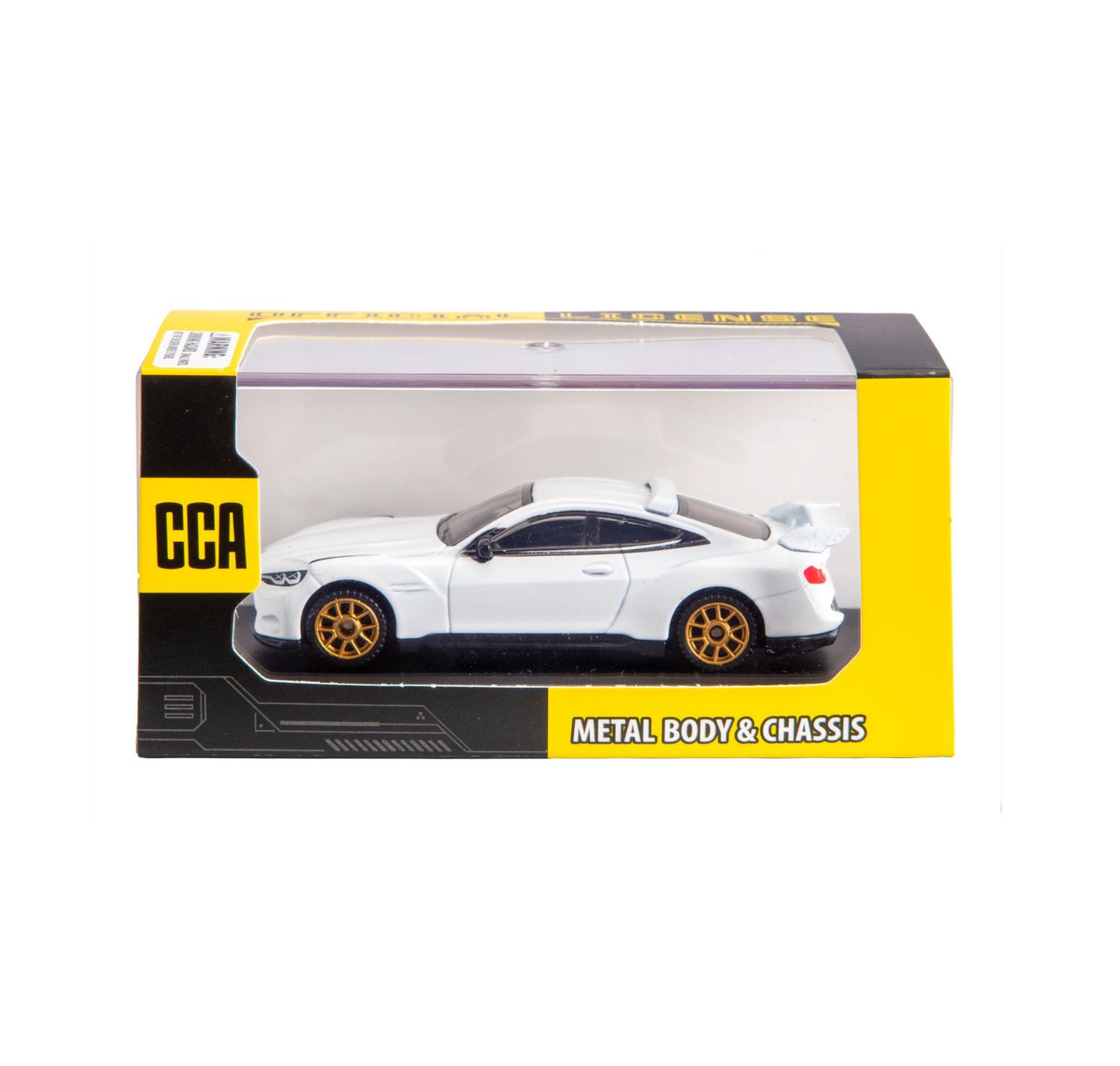 MSZ CCA 1/64 BMW 3.0 CSL (7.5cm Long) - White (with collectors hard case)