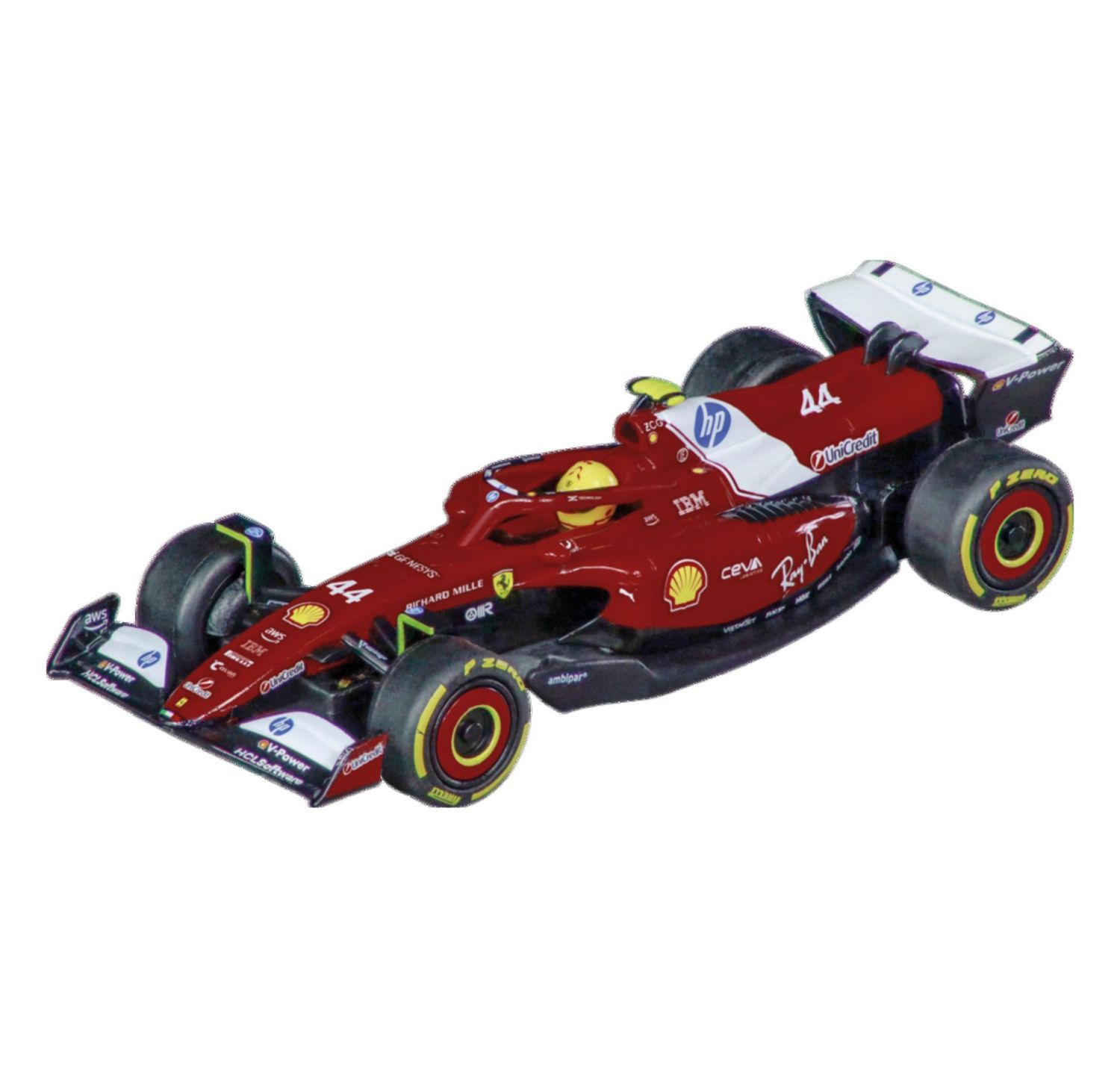 Carrera GO!!! 1/43 Ferrari SF-25 &quot;Lewis Hamilton, #44&quot; Formula 1 Slot Car