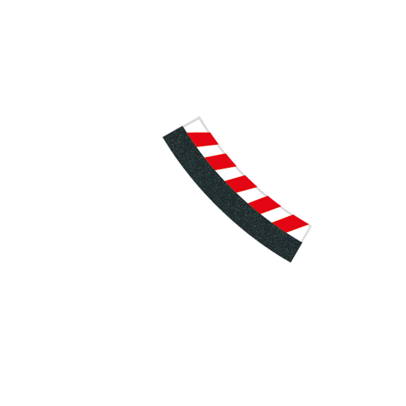 Carrera Evolution Inside shoulder curve 3 / 30 Degree (6), end piece (2)