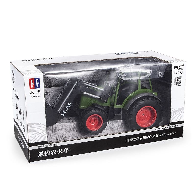 Double Eagle 1/16 R/C Agricultural Tractor with Bucket (Battery &amp; USB Charger)