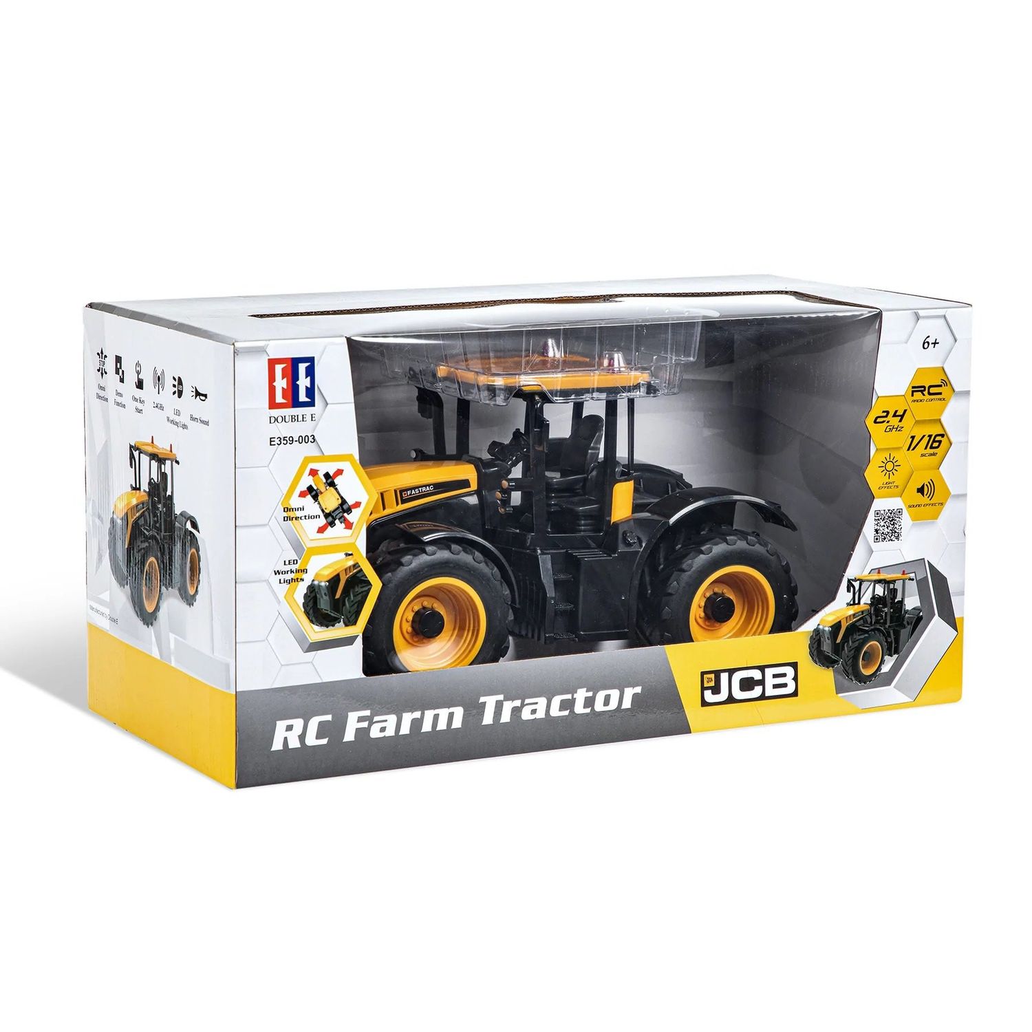 Double Eagle 1/16 R/C JCB Fastrac Tractor (36cm Long)