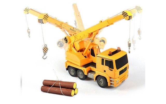 Double Eagle 1/20 R/C Crane Truck with Battery &amp; USB Charger