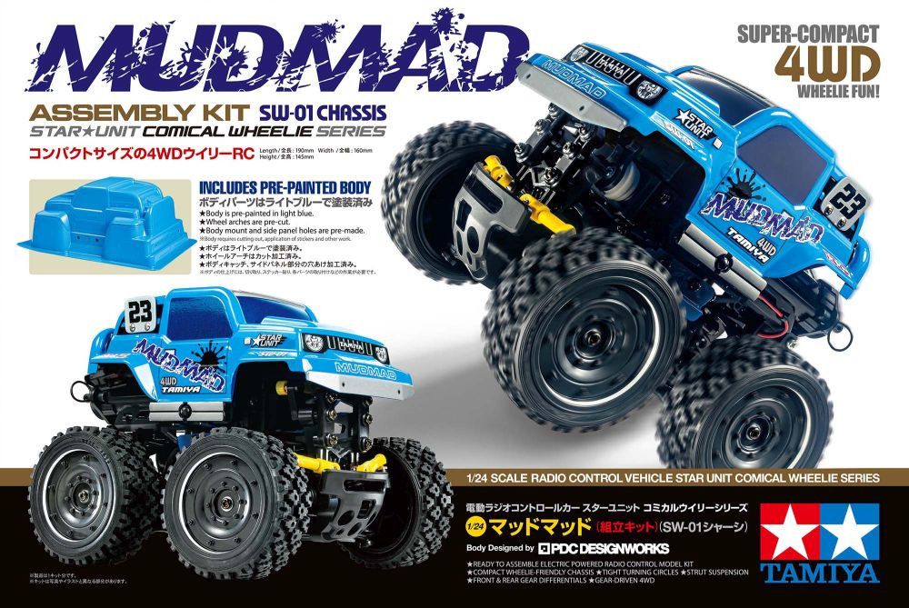 Tamiya R/C 1/24 Mud Mad (SW01)