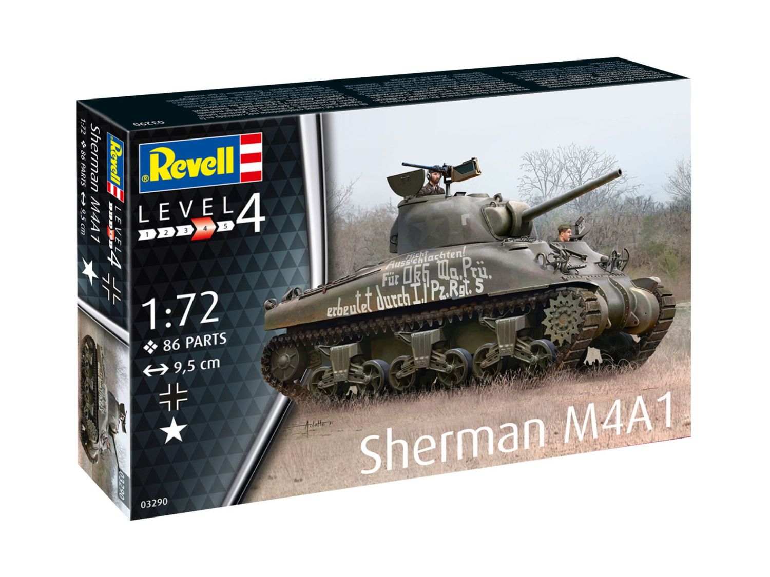 Revell 03290 1/72 Sherman M4A1