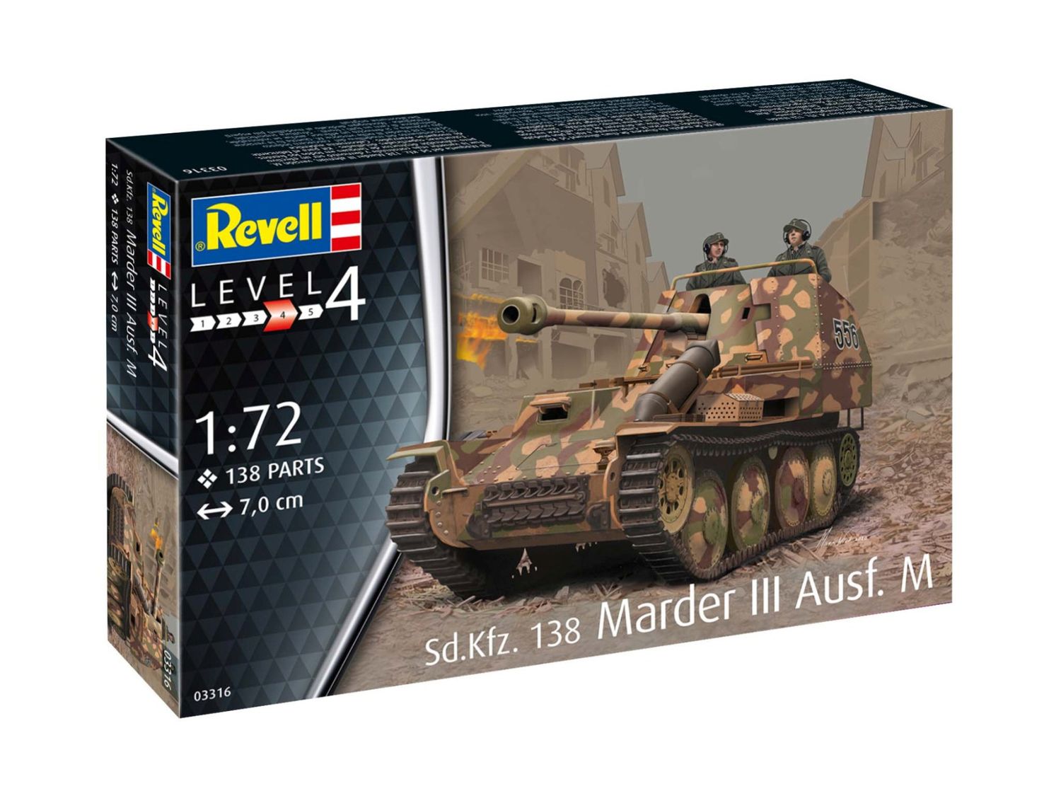 Revell 03316 1/72 Sd.Kfz. 138 &quot;Marder III&quot; Ausf. M