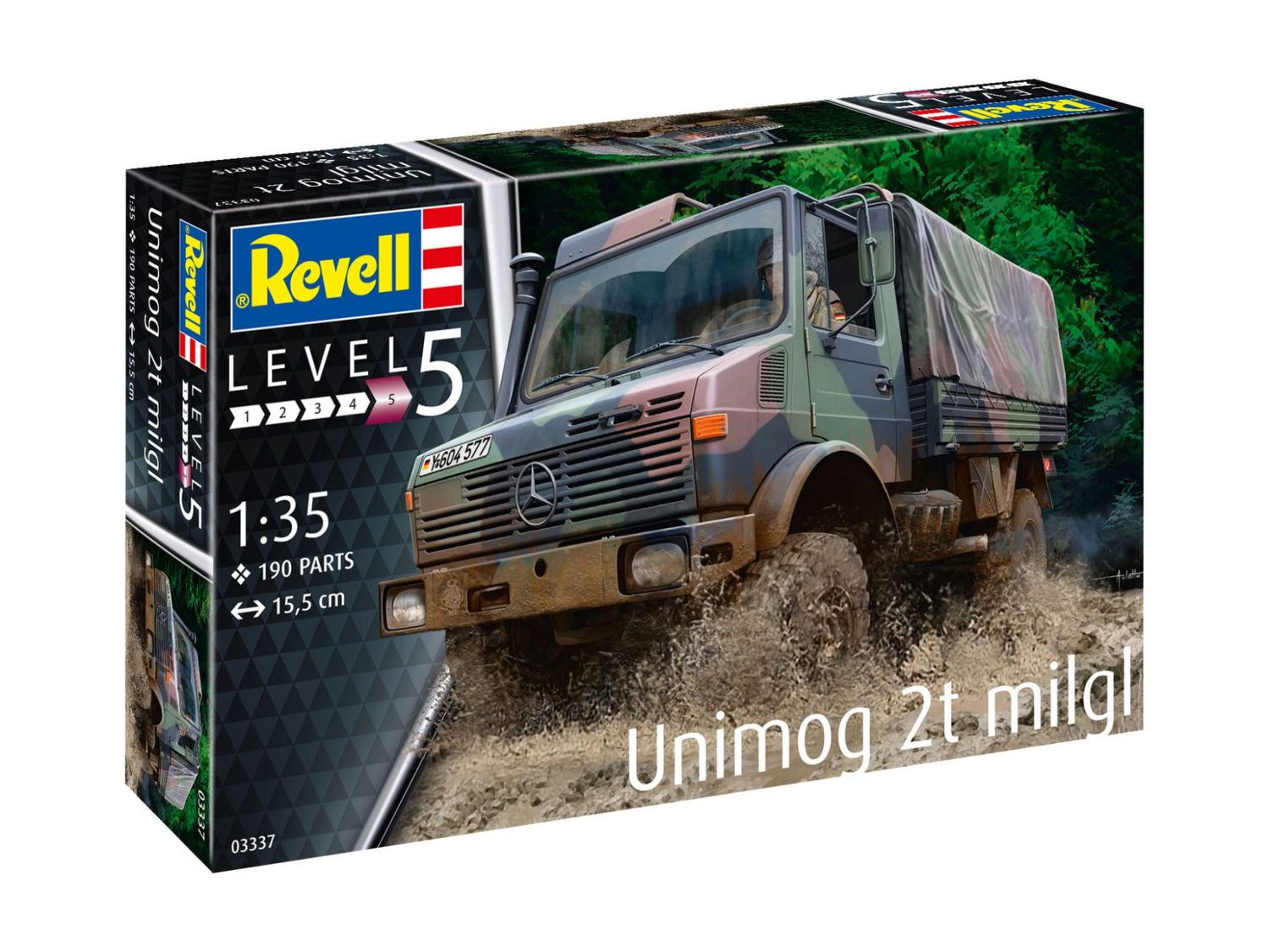 Revell 03337 1/35 Unimog 2t milgl