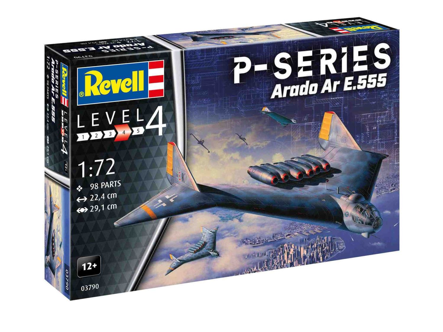 Revell 03790 1/72 Arado Ar E.555 - P-Series