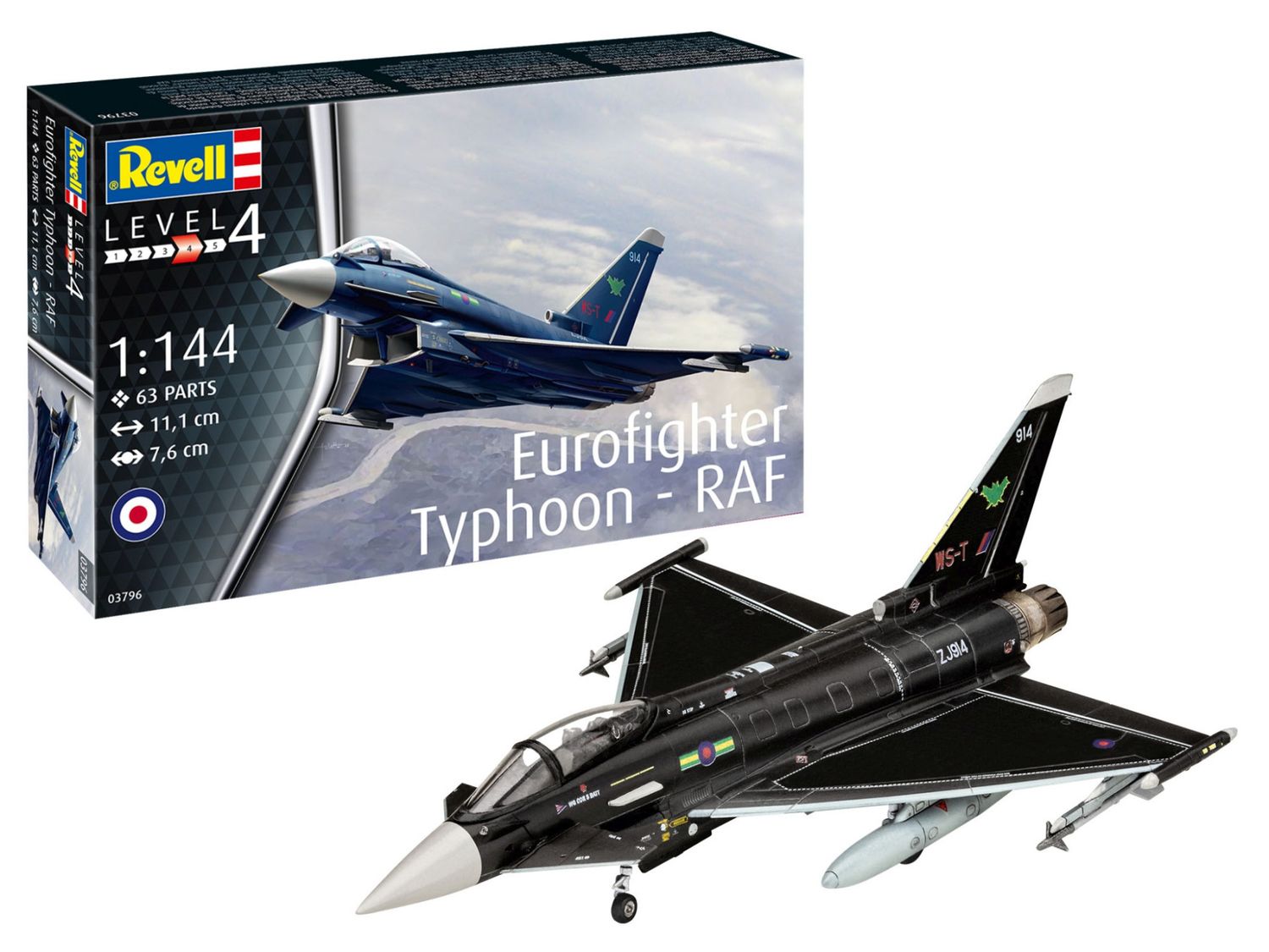 Revell 03796 1/144 Eurofighter Typhoon - RAF