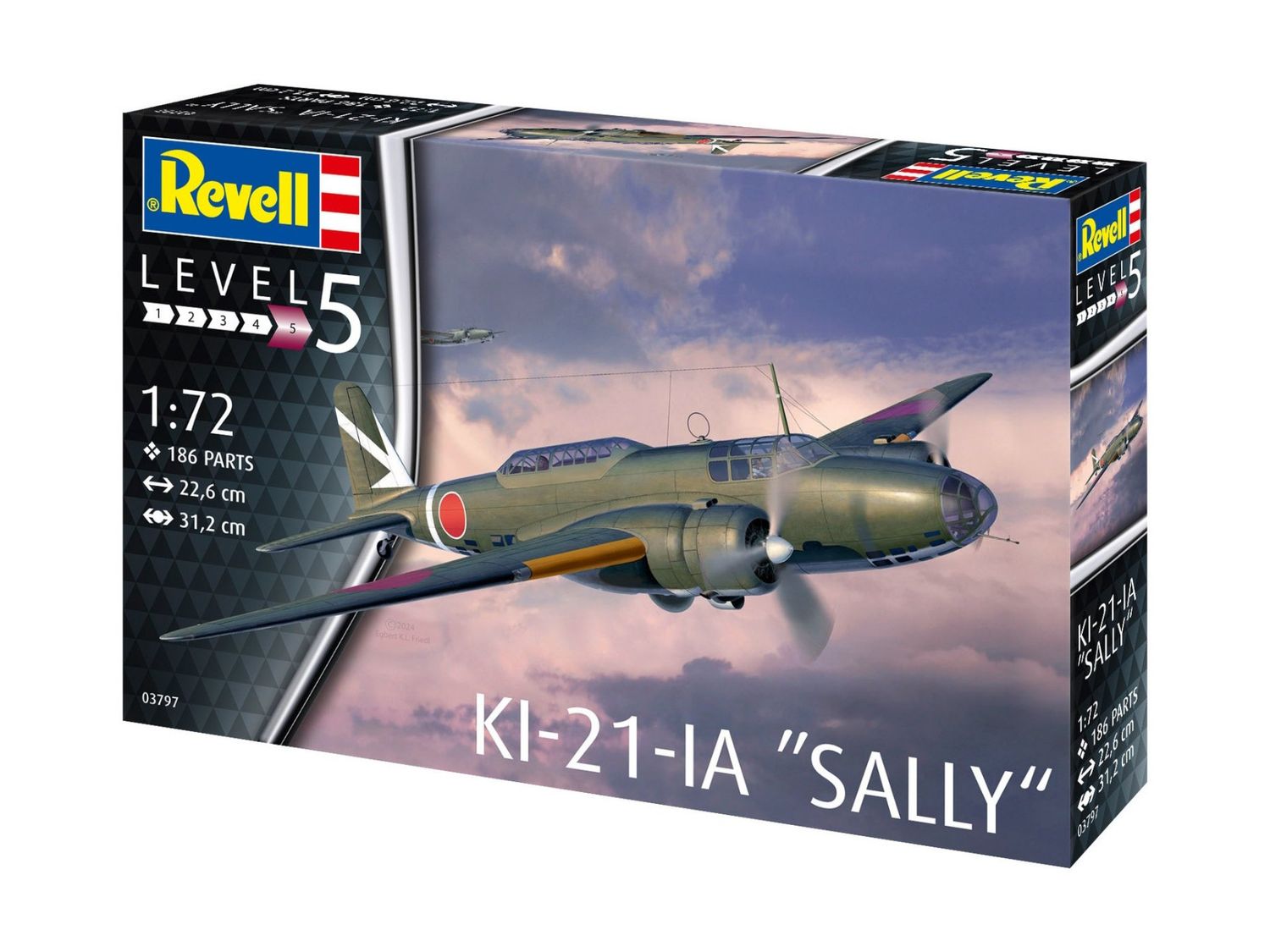Revell 03797 1/72 Ki-21-la