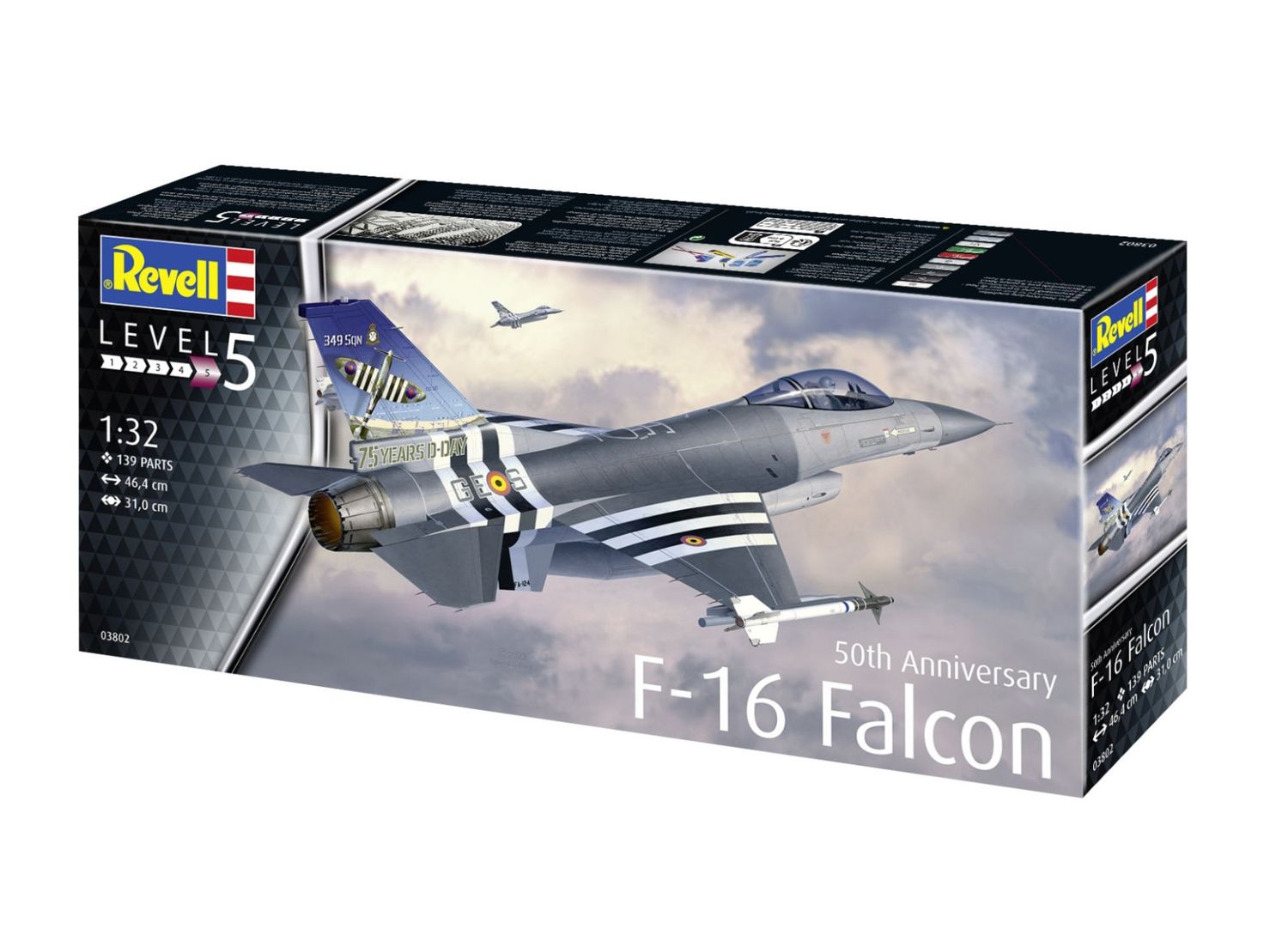 Revell 03802 1/32 50th Anniversary F-16 Falcon