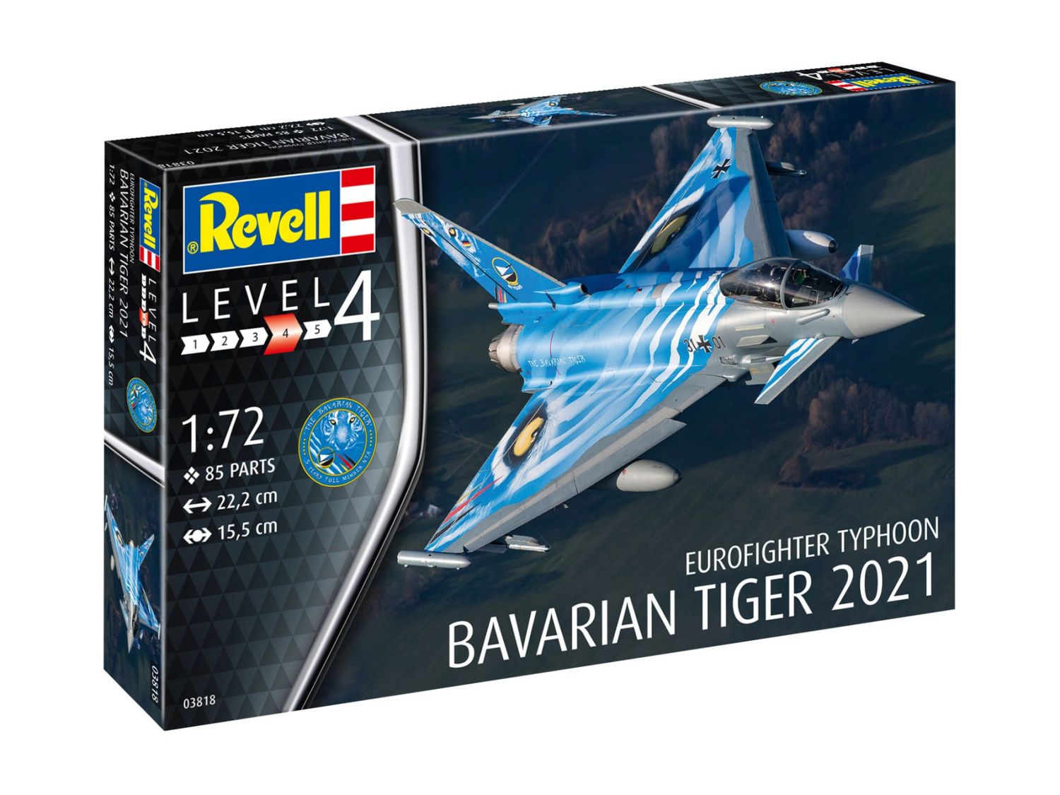 Revell 03818  1/72 Eurofighter Typhoon The Bavarian Tiger &#39;21