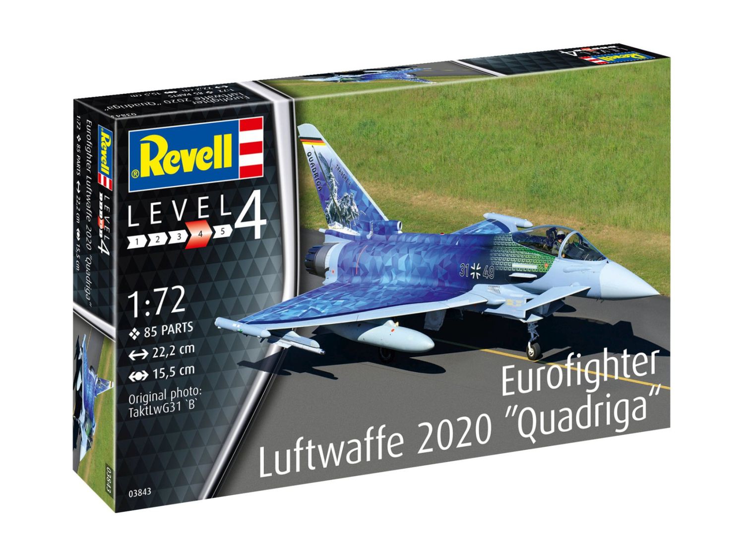 Revell 03843 1/72 Eurofighter &quot;Luftwaffe 2020 Quadriga&quot;