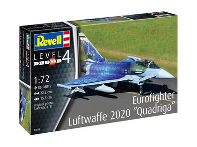 Revell 03843 1/72 Eurofighter &quot;Luftwaffe 2020 Quadriga&quot;
