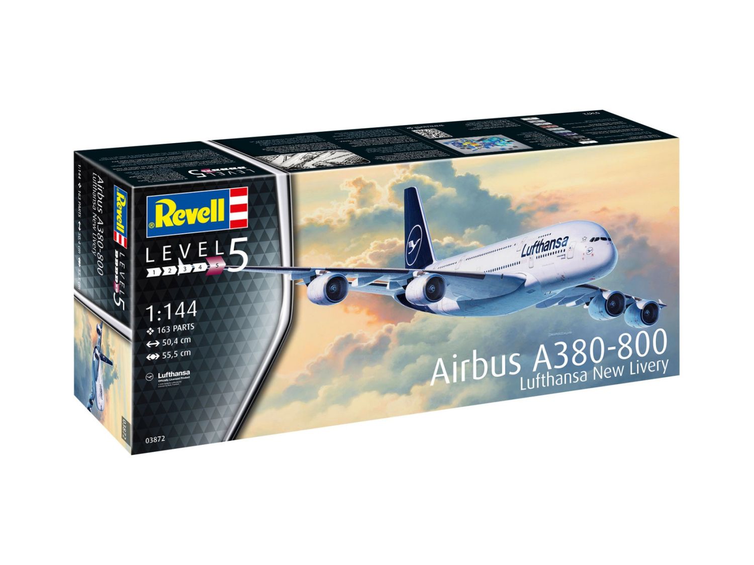 Revell 03872 1/144 Airbus A380-800 &quot;Lufthansa&quot; New Livery
