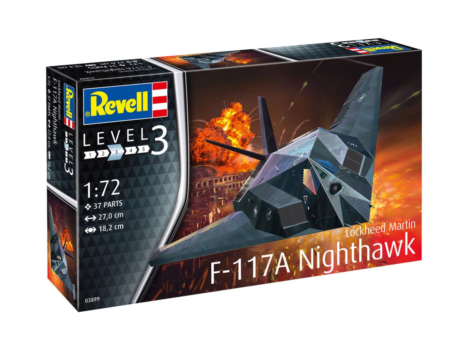 Revell 03899 1/72 Lockheed Martin F-117A Nighthawk