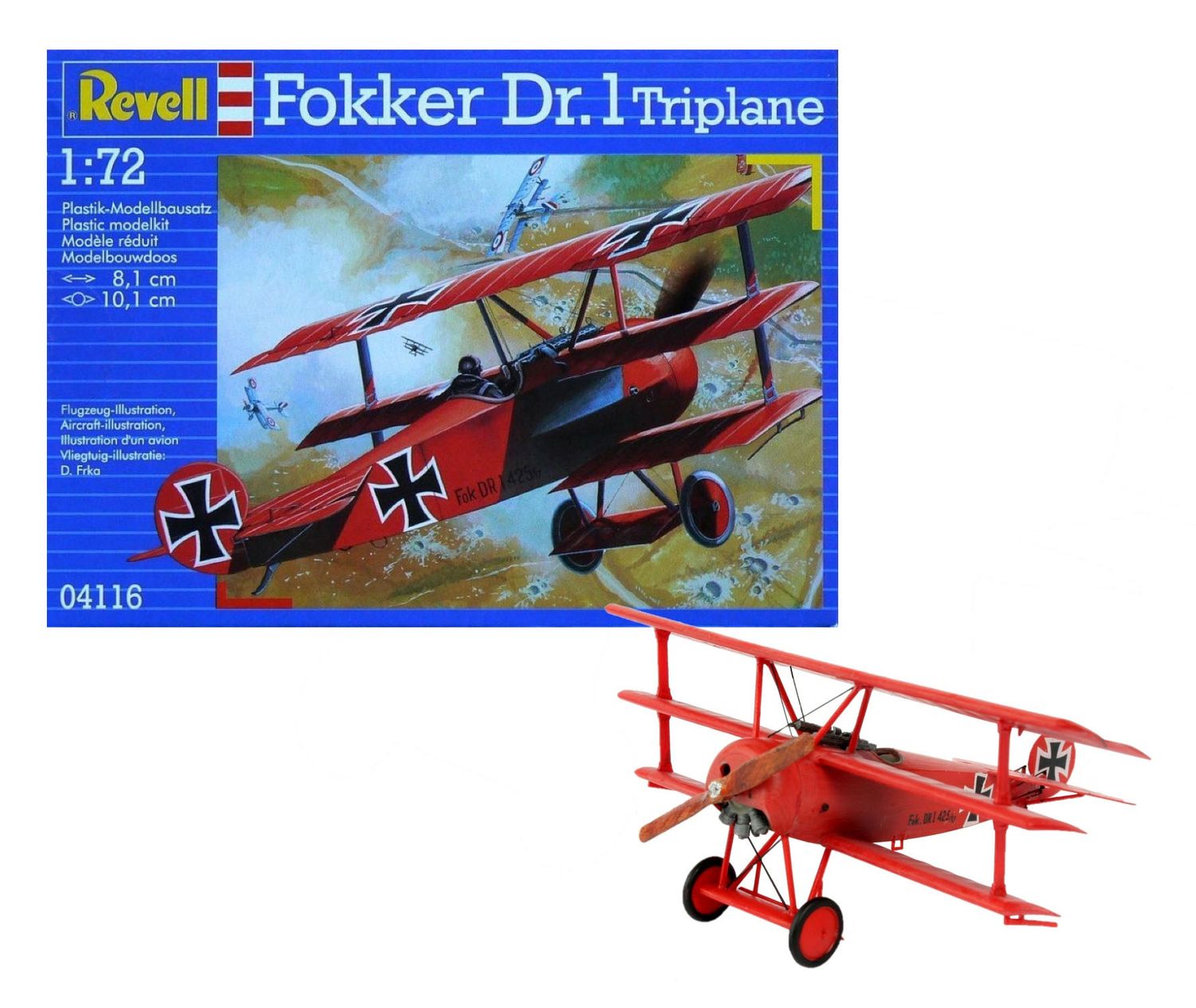 Revell 04116 1/72 Fokker Dr. 1 Triplane