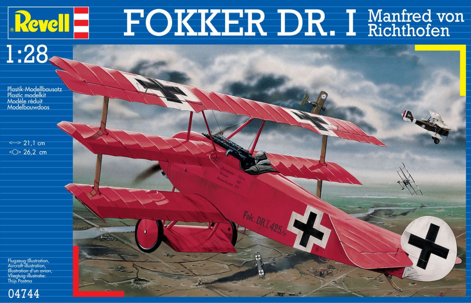 Revell 04744 1/28 Fokker Dr.I &quot;Richthofen&quot;