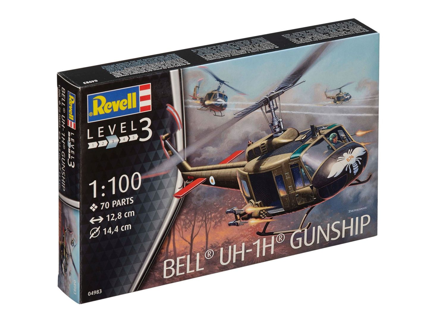Revell 04983 1/100 Bell UH-1H Gunship