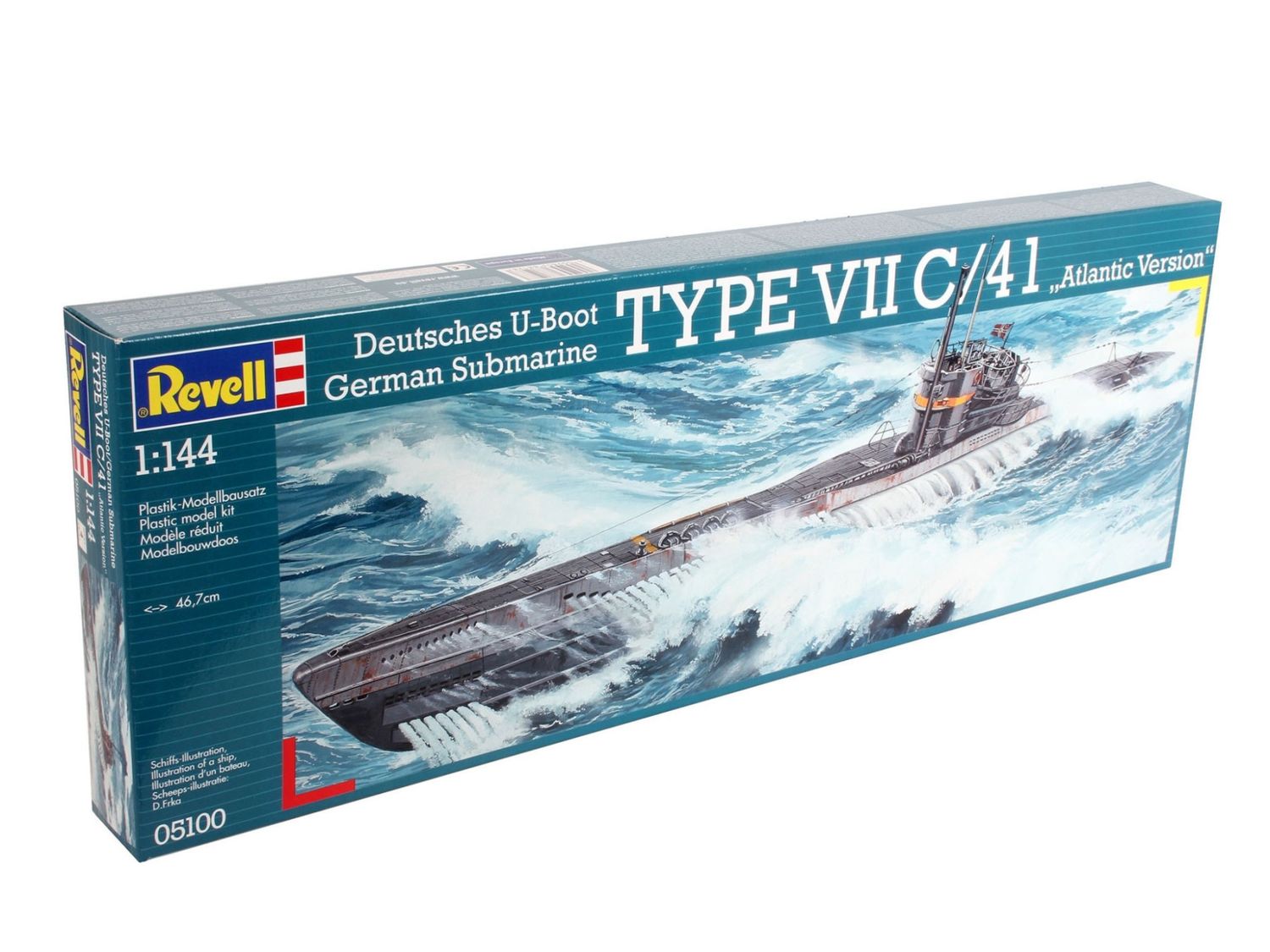 Revell 05100 1/144 Ger. Submarine Type VII C/41 Atlantic Ver.