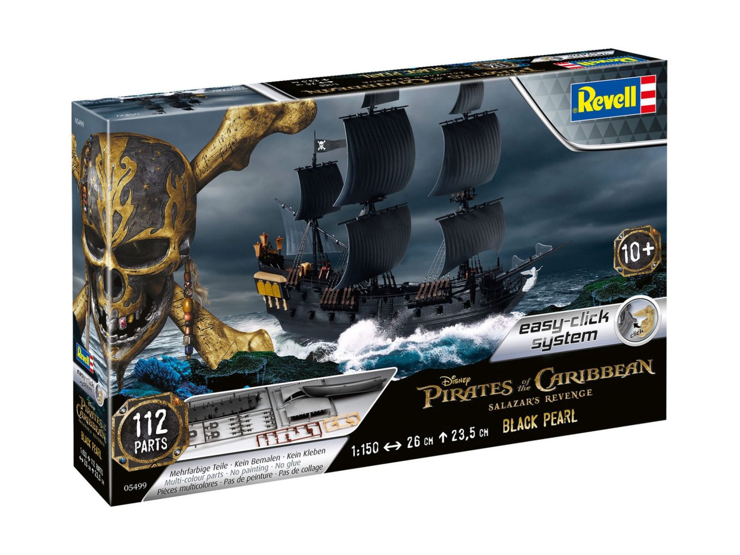 Revell 05499 1/150 Black Pearl (easy-click-system)