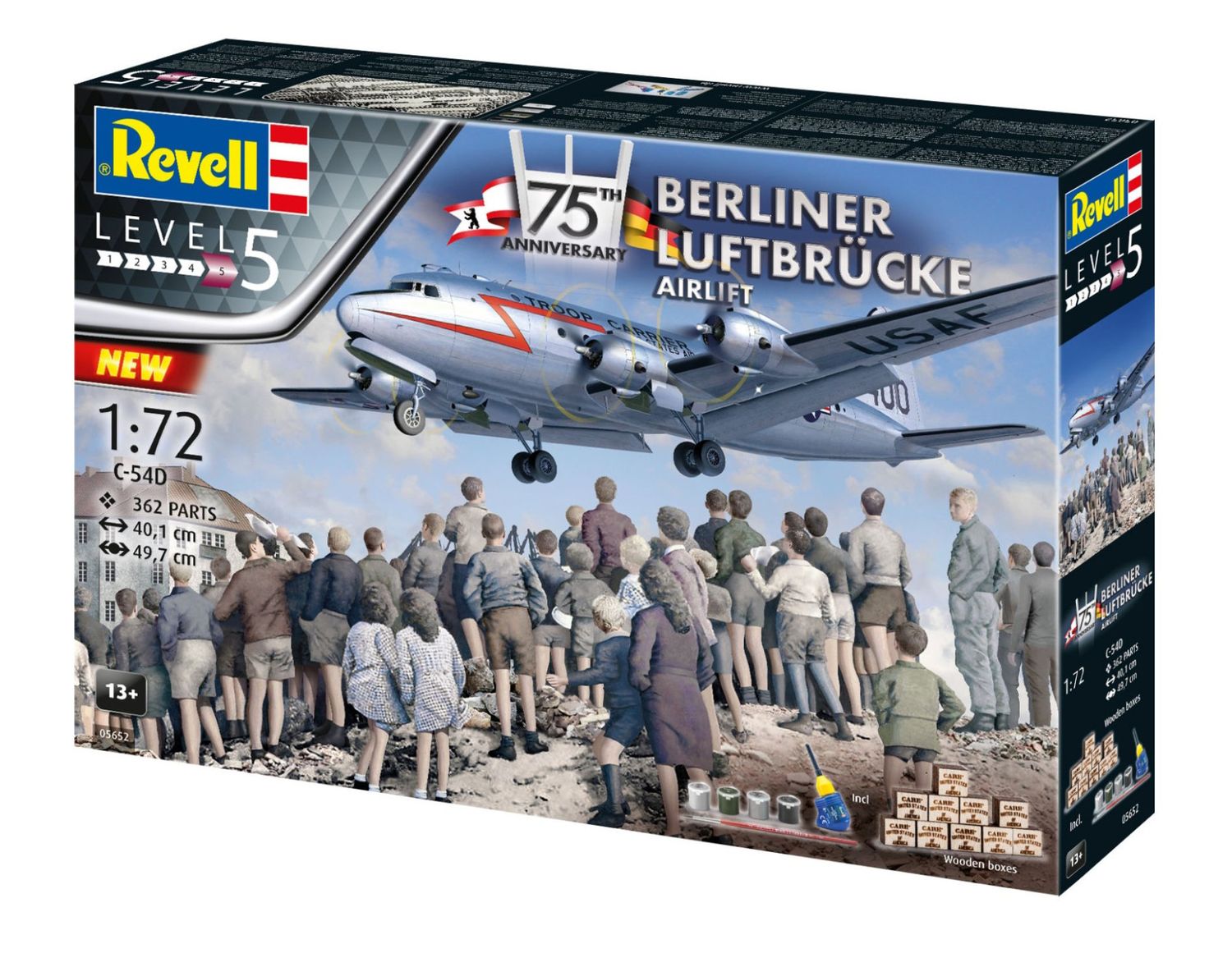 Revell 05652 1/72 Gift Set 75th Anniv. Berliner Luftbrucke