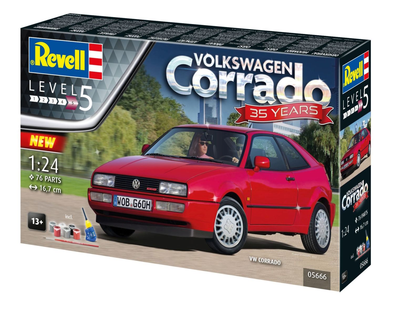 Revell 05666 1/24 Gift Set 35 Years &quot;VW Corrado&quot;