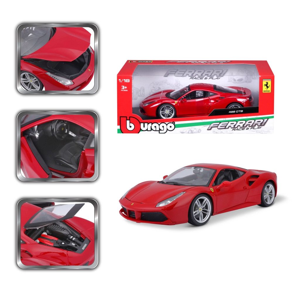 Bburago 1/18 Ferrari 488 GTB
