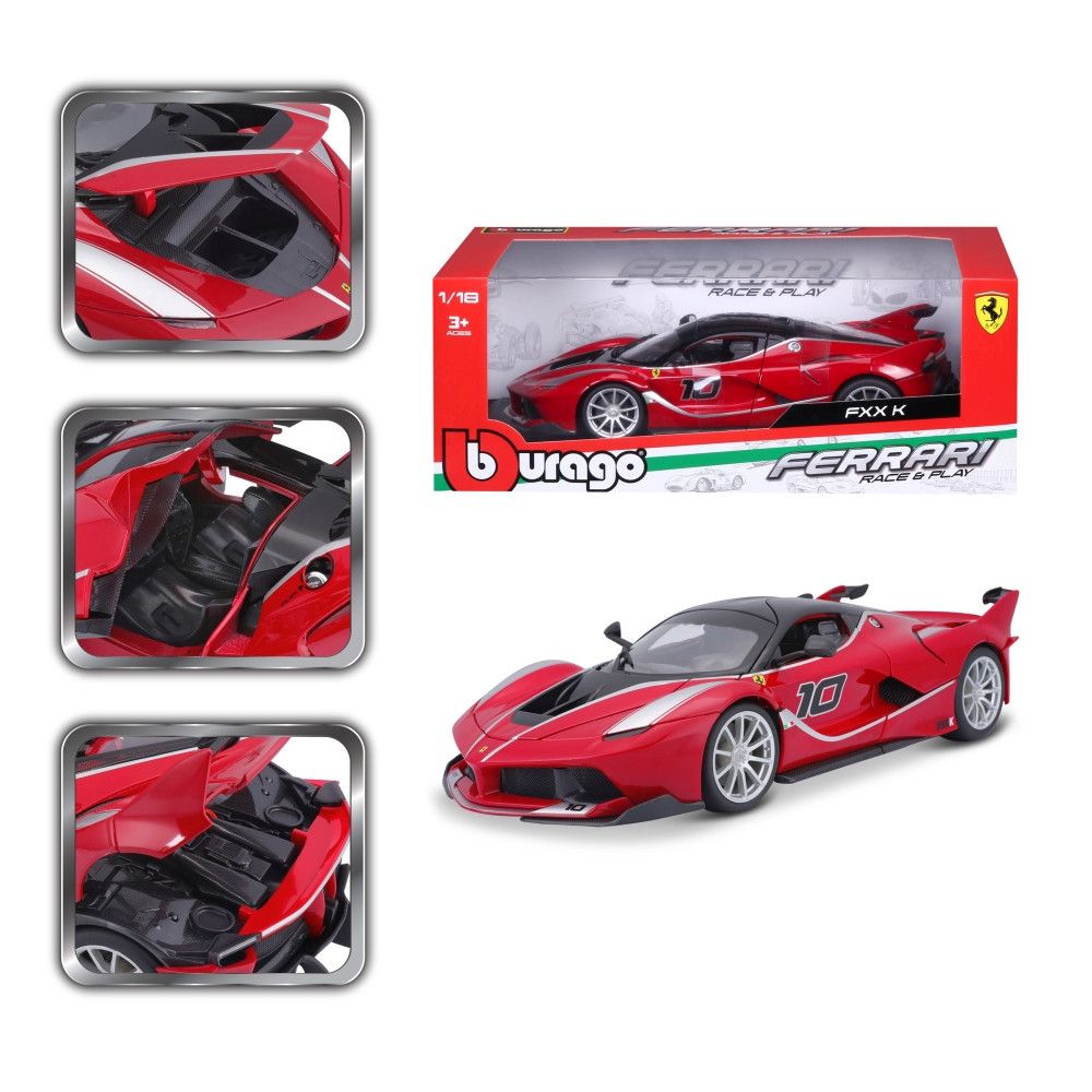 Bburago 1/18 Ferrari FXX K - Red (#10)