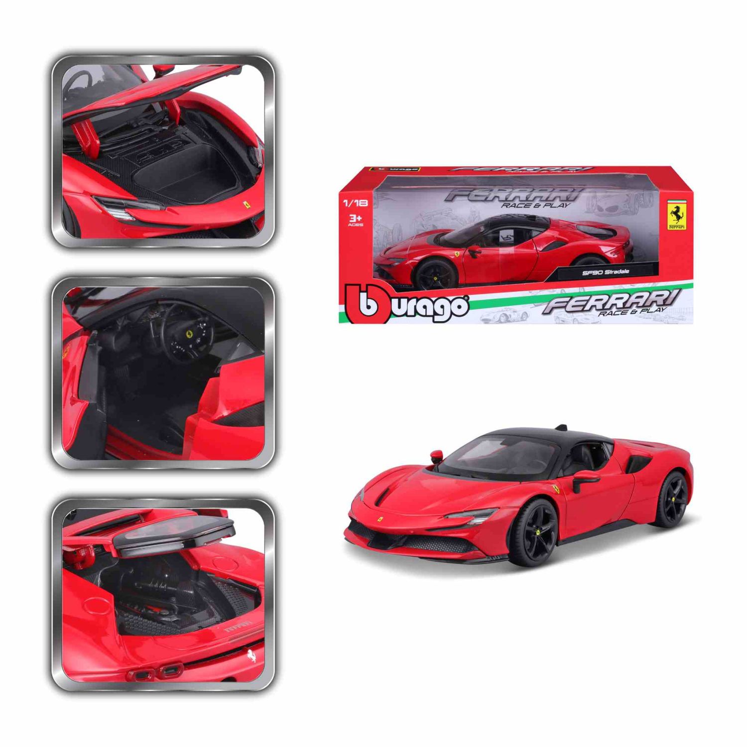Bburago 1/18 Ferrari SF90 Stradale