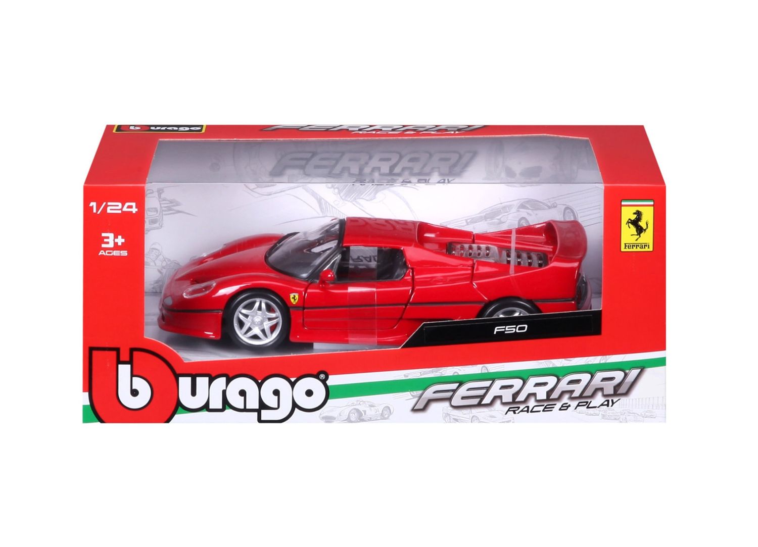 Bburago 1/24 Ferrari F50 (19cm Long)