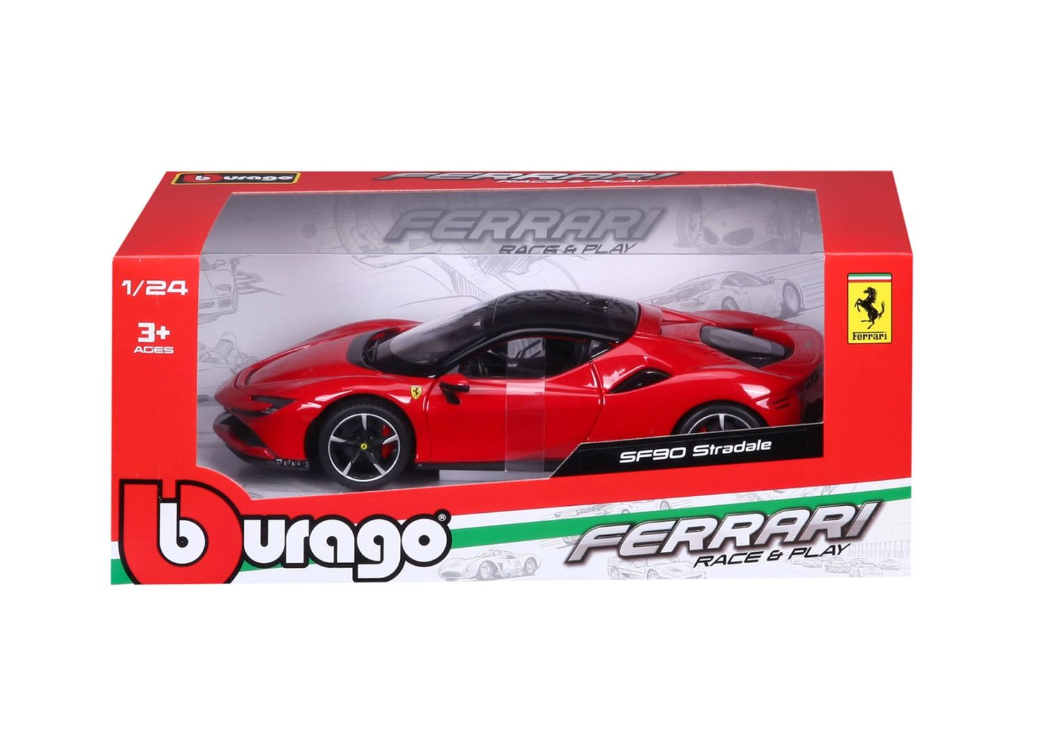 Bburago 1/24 Ferrari SF90 Stradale (20cm Long)