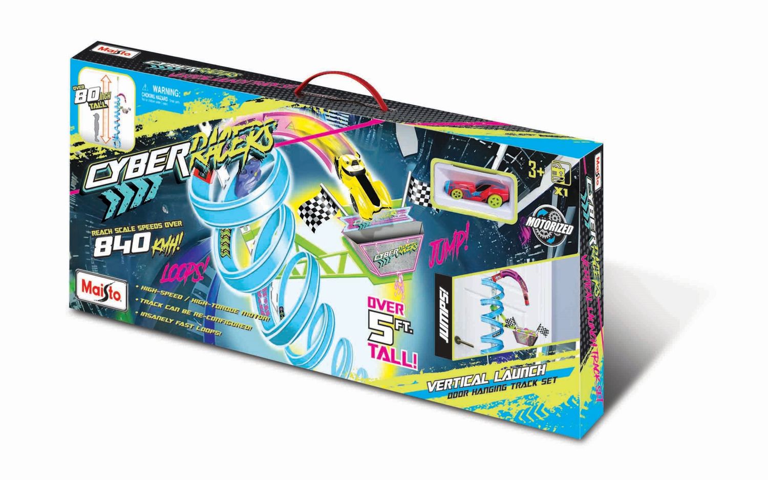 Maisto Cyber Racers Pro Vertical Launch Track Set (1.5m Tall)