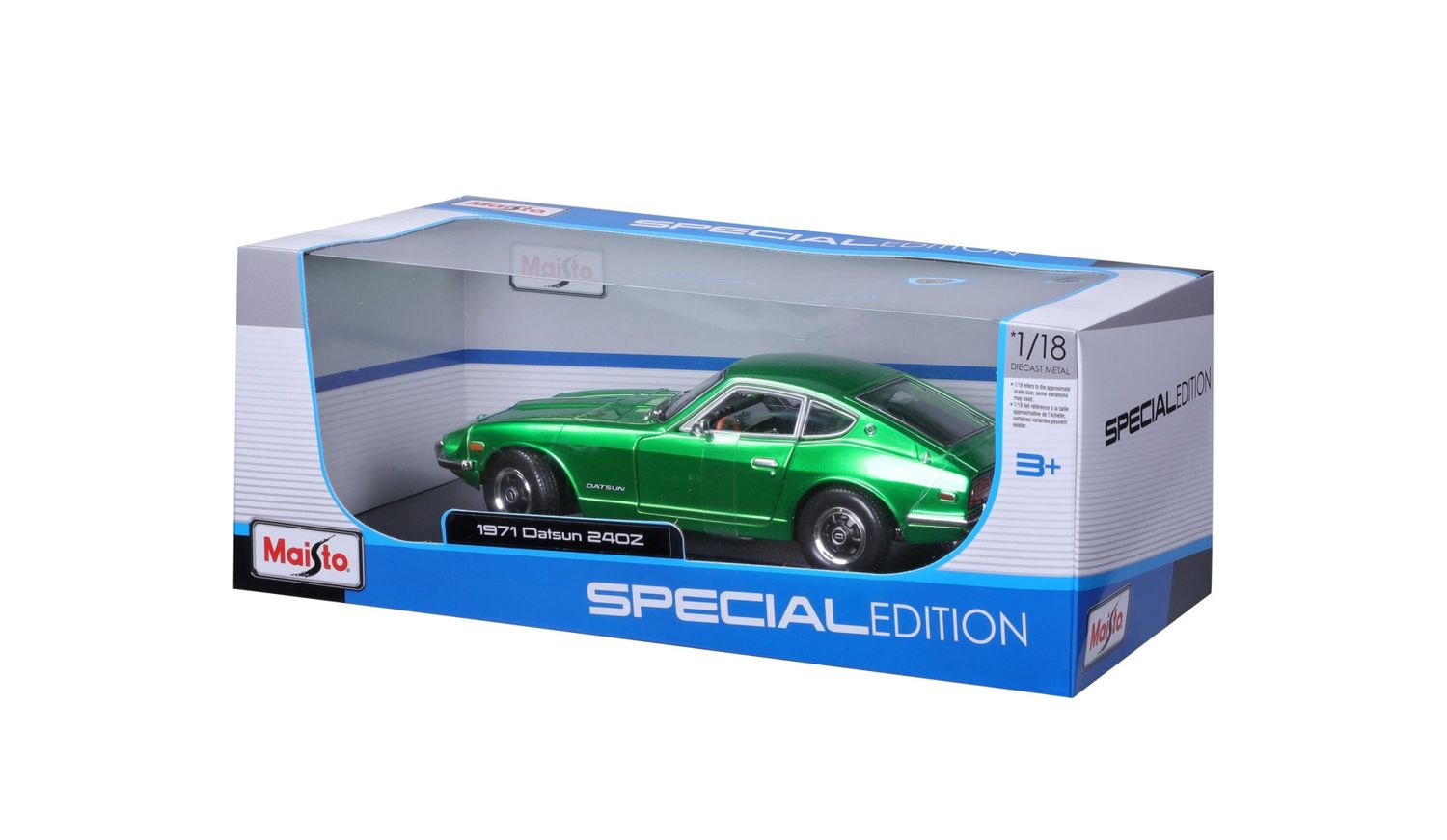 Maisto 1/18 Datsun 240Z 1970 (23cm Long)