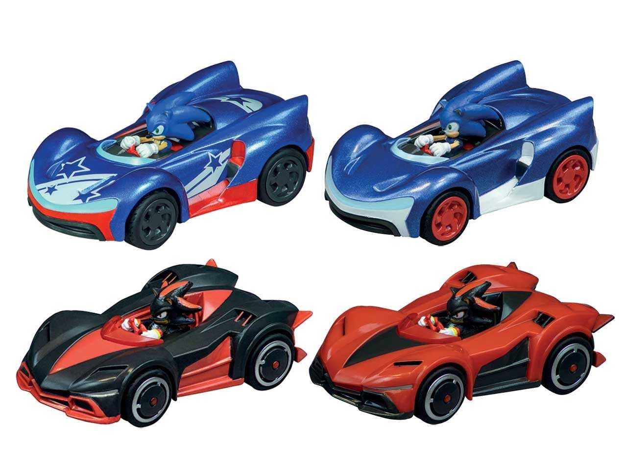 Carrera 1/43 Pull &amp; Speed Team Sonic Racing (8cm Long) (24 Assorted, 4 styles)