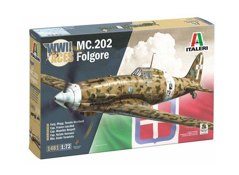 Italeri 1/72 MC.202 Folgore Aces