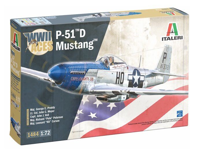 Italeri 1/72 P-51D Mustang Aces